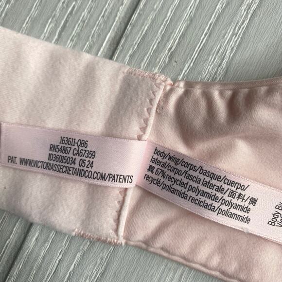 Victoria’s Secret Women's Blush Pink Perfect Coverage Underwire Bra Size 44C - Picture 8 of 13